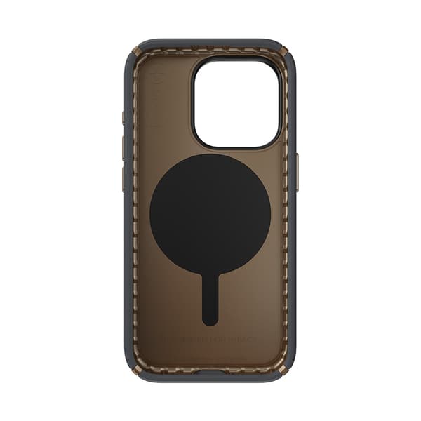 Speck Presidio2 Pro Magsafe - iPhone 15 Pro-fodral (kolgrå / kall brons / vit)