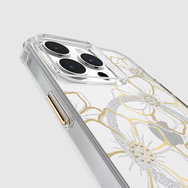 Case-Mate Floral Gems MagSafe - iPhone 15 Pro Max etui (guld)