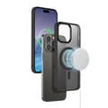 Pikkukuva 2 / 4: Crong Hybrid Frost MAG -suojus - iPhone 15 Plus MagSafe -kotelo (musta)