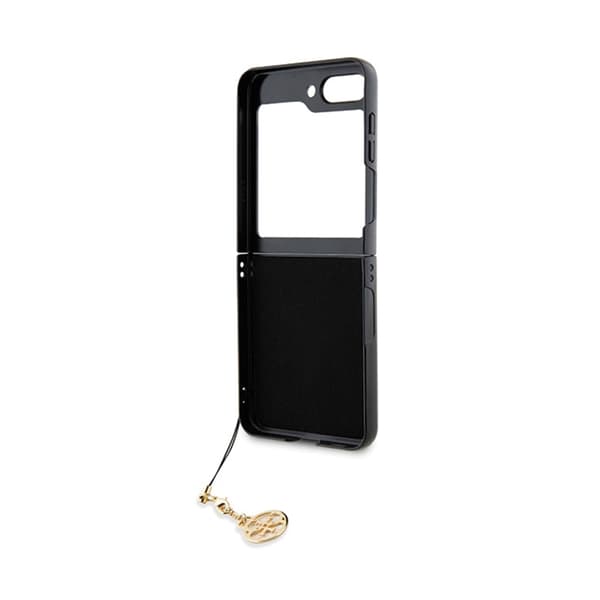 Guess 4G Charms Collection - kotelo Samsung Galaxy Z Flip 5:lle (ruskea)