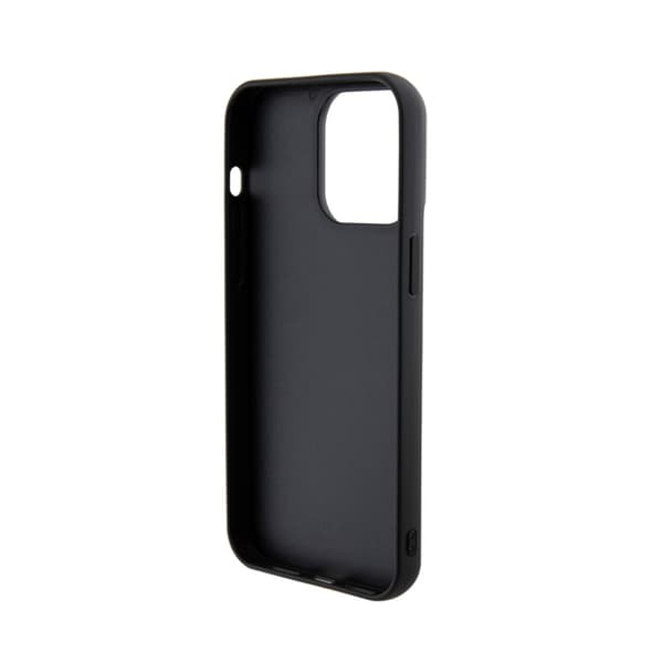 Guess Sequin Script Metal - iPhone 15 Pro -kotelo (musta)