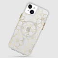 Pikkukuva 8 / 10: Case-Mate Floral Gems MagSafe - iPhone 15 Plus -kotelo (kulta)