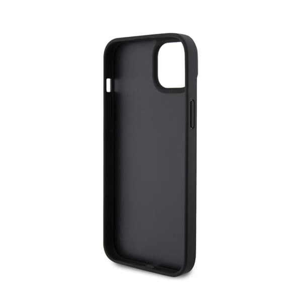 Ferrari Twist Metal Logo - iPhone 15 Plus etui (sort)