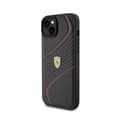 Miniatyrbillede 2 af 8: Ferrari Twist Metal Logo - iPhone 15 Plus etui (sort)