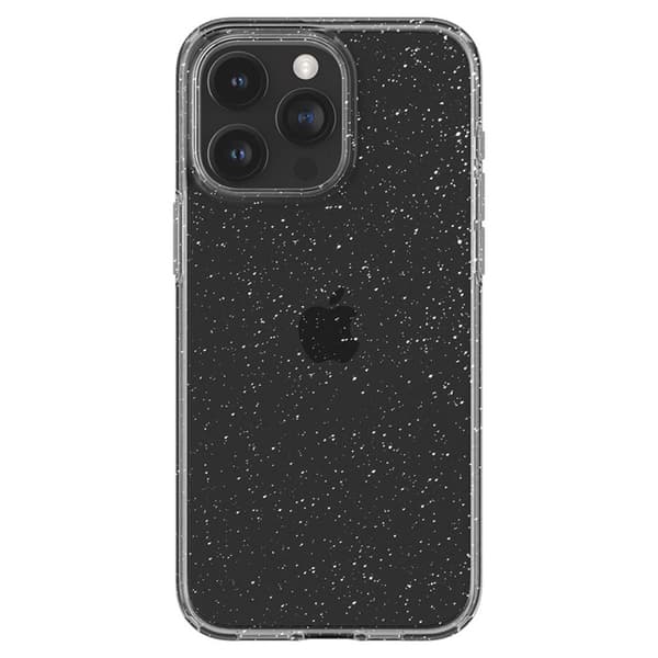 Spigen Liquid Crystal Glitter - Cover til iPhone 15 Pro Max (gennemsigtig)