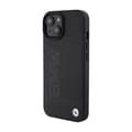 Miniatyrbild 2 av 8: BMW Leather Hot Stamp - iPhone 15-fodral (svart)