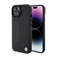 Miniatyrbild 1 av 8: BMW Leather Hot Stamp - iPhone 15-fodral (svart)