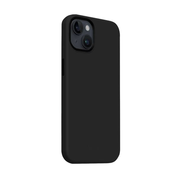 Crong Color Cover LUX Magnetic - iPhone 15 Plus MagSafe-fodral (svart)
