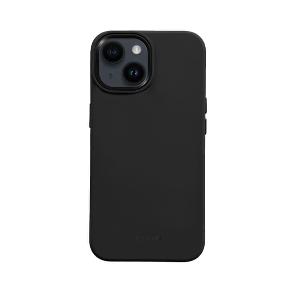Crong Color Cover LUX Magnetic - iPhone 15 Plus MagSafe-fodral (svart)