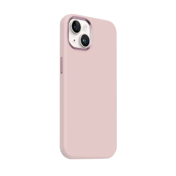 Crong Color Cover Cover LUX Magnetic - iPhone 15 Plus MagSafe Case (vaaleanpunainen)