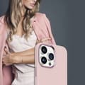 Pikkukuva 10 / 10: Crong Color Cover Cover LUX Magnetic - iPhone 15 Pro Max MagSafe Case (vaaleanpunainen)