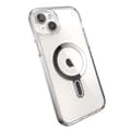 Miniatyrbillede 6 af 10: Speck Presidio Perfect-Clear ClickLock & Magsafe - iPhone 15 Plus / iPhone 14 Plus etui (Klar / Chrome Finish / Serene Silver)
