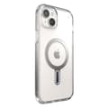 Miniatyrbillede 7 af 10: Speck Presidio Perfect-Clear ClickLock & Magsafe - iPhone 15 Plus / iPhone 14 Plus etui (Klar / Chrome Finish / Serene Silver)
