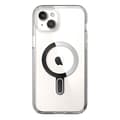 Miniatyrbillede 9 af 10: Speck Presidio Perfect-Clear ClickLock & Magsafe - iPhone 15 Plus / iPhone 14 Plus etui (Klar / Chrome Finish / Serene Silver)
