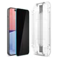 Miniatyrbillede 3 af 10: Spigen GLAS.TR EZ FIT Privacy 2-Pack - Hærdet glas med privatlivsfilter til iPhone 15 2 stk.