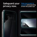 Miniatyrbillede 7 af 10: Spigen GLAS.TR EZ FIT Privacy 2-Pack - Hærdet glas med privatlivsfilter til iPhone 15 2 stk.