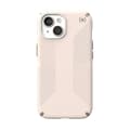 Miniatyrbillede 9 af 10: Speck Presidio2 Grip - iPhone 15 / iPhone 14 / iPhone 13 etui (bleget knogle / arvestykke guld / hasselbrun)