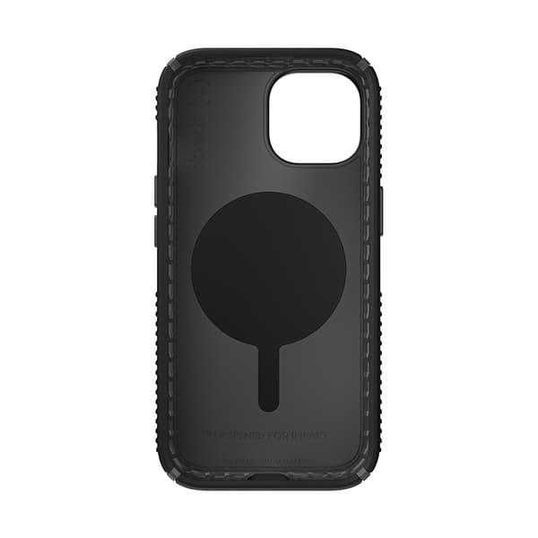 Speck Presidio2 Grip Magsafe - iPhone 15 / iPhone 14 / iPhone 13 kotelo (musta / liuskeharmaa / valkoinen)