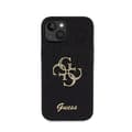 Miniatyrbild 3 av 8: Guess Glitter Script Big 4G - iPhone 15-fodral (svart)