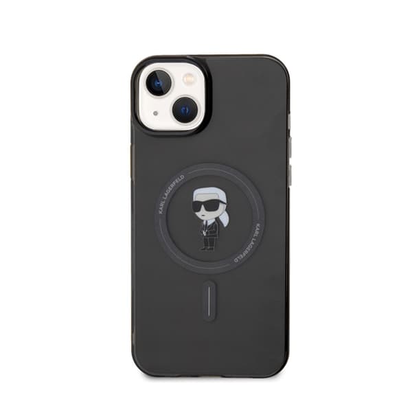 Karl Lagerfeld IML Ikonik MagSafe - iPhone 15 Plus etui (sort)