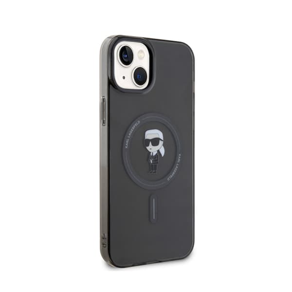 Karl Lagerfeld IML Ikonik MagSafe - iPhone 15 Plus etui (sort)