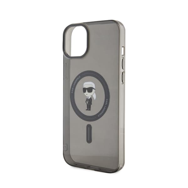 Karl Lagerfeld IML Ikonik MagSafe - iPhone 15 Plus etui (sort)