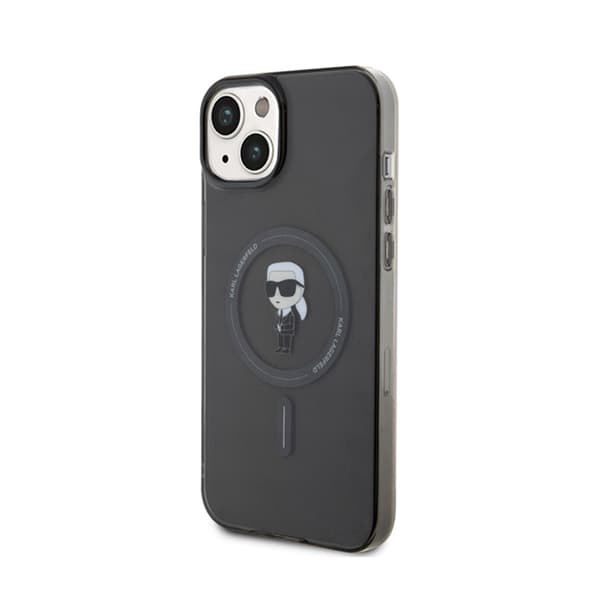 Karl Lagerfeld IML Ikonik MagSafe - iPhone 15 Plus etui (sort)