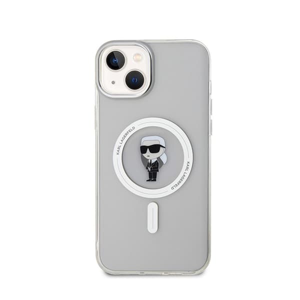 Karl Lagerfeld IML Ikonik MagSafe - iPhone 15 Plus etui (gennemsigtig)
