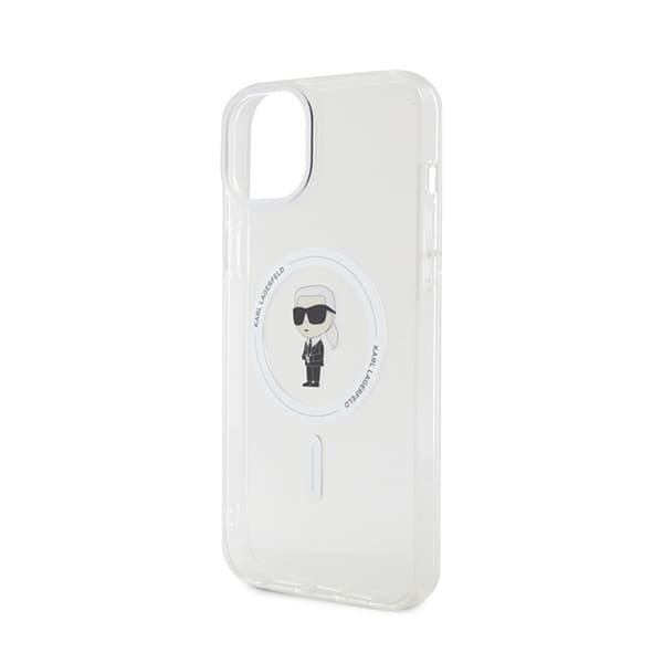 Karl Lagerfeld IML Ikonik MagSafe - iPhone 15 Plus etui (gennemsigtig)