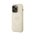 Miniatyrbillede 2 af 8: Guess Saffiano MagSafe - iPhone 15 Pro etui (guld)
