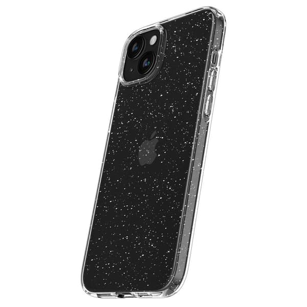 Spigen Liquid Crystal Glitter - iPhone 15 cover (gennemsigtig)