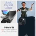Miniatyrbillede 10 af 10: Spigen Liquid Crystal Glitter - iPhone 15 cover (gennemsigtig)