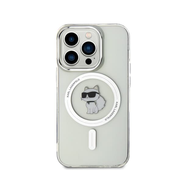 Karl Lagerfeld IML Choupette MagSafe - iPhone 15 Pro -kotelo (läpinäkyvä)