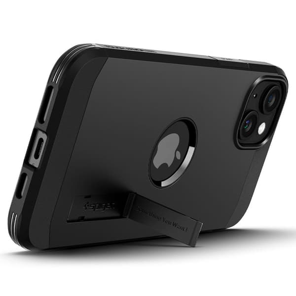 Spigen Tough Armor MagSafe - iPhone 15 -kotelo (musta)