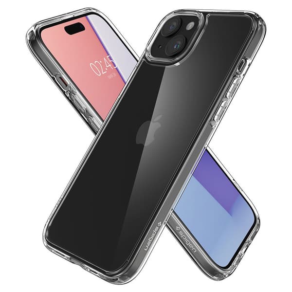 Spigen Ultra Hybrid - iPhone 15 -kotelo (läpinäkyvä)