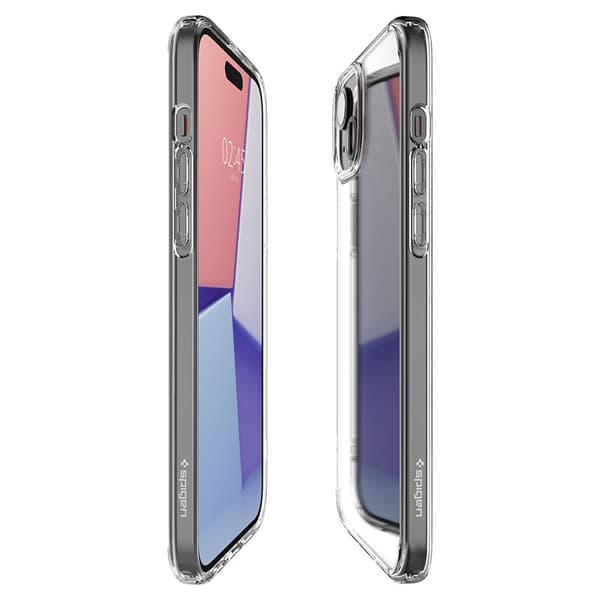 Spigen Ultra Hybrid - iPhone 15 -kotelo (läpinäkyvä)