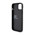 Miniatyrbillede 7 af 8: BMW Læder Carbon Blue Line - iPhone 15 Plus etui (sort)