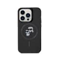 Pikkukuva 3 / 8: Karl Lagerfeld Karl & Choupette Glitter Magsafe - iPhone 15 Pro -kotelo (musta)