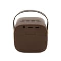 Miniatyrbild 3 av 4: Guess Mini Bluetooth Speaker 4G Leather Script Logo med rem - Bluetooth Speaker V5.3 (Brun)