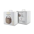 Miniatyrbild 4 av 4: Guess Mini Bluetooth Speaker 4G Leather Script Logo med rem - Bluetooth Speaker V5.3 (Brun)