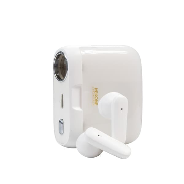 WEKOME S28 Pop Digital Series - Langattomat Bluetooth V5.3 TWS -kuulokkeet latauskotelolla projektoritoiminnolla (valkoinen)