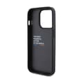 Pikkukuva 7 / 8: BMW Leather Carbon Blue Line - iPhone 15 Pro -kuori (musta)