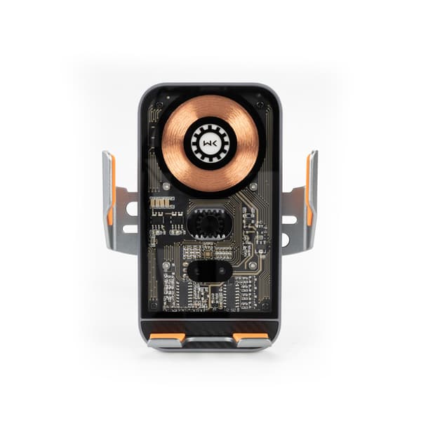 WEKOME WP-U204 Vanguard Series - Automatisk bilholder med 15W trådløs opladning (sort)