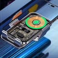 Miniatyrbillede 5 af 8: WEKOME WP-U204 Vanguard Series - Automatisk bilholder med 15W trådløs opladning (sort)