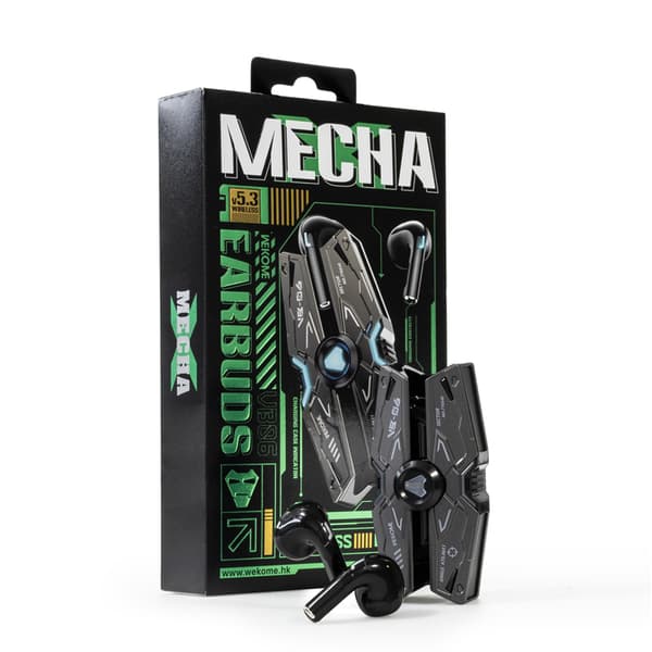 WEKOME VB06 Mecha Series - V5.3 TWS Langattomat Bluetooth-kuulokkeet latauskotelolla (Tarnish)
