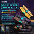 Pikkukuva 2 / 10: WEKOME VB06 Mecha Series - V5.3 TWS Langattomat Bluetooth-kuulokkeet latauskotelolla (Tarnish)
