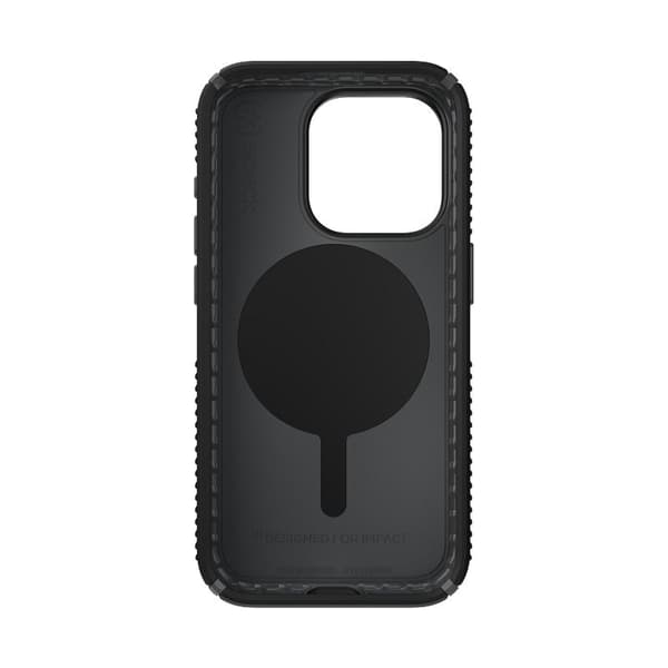 Speck Presidio2 Grip ClickLock & Magsafe - iPhone 15 Pro-cover (sort / skifergrå / hvid)