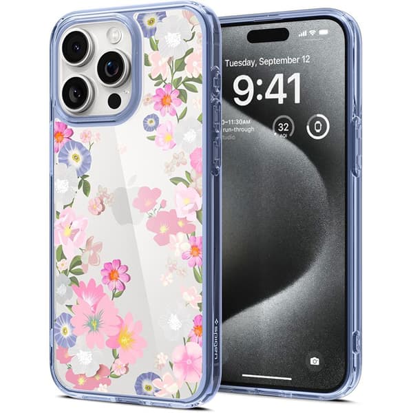 Spigen Ultra Hybrid - Cover til iPhone 15 Pro (Blossom)