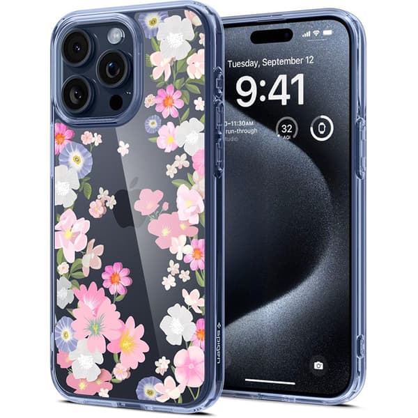 Spigen Ultra Hybrid - Cover til iPhone 15 Pro (Blossom)