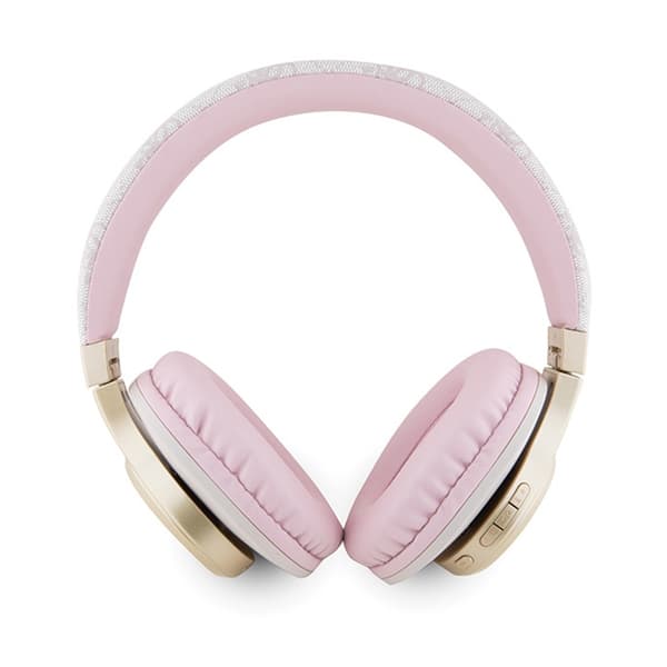 Guess 4G Script Metal Logo - Bluetooth V5.3 Trådlösa On-Ear hörlurar (rosa)